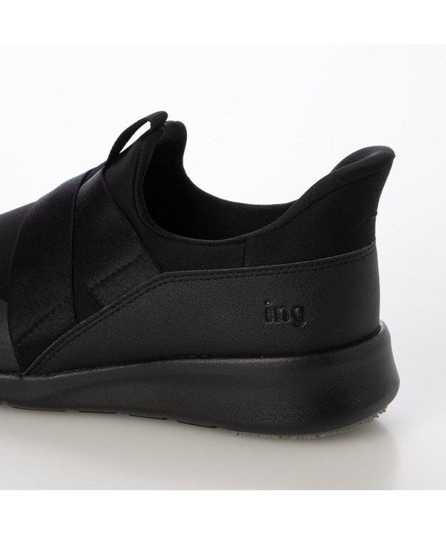 ing <ing>ハンズフリースニーカー ブラック
