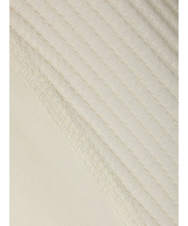 Green Parks ワッフル布帛ドッキングプルオーバー２ Off White