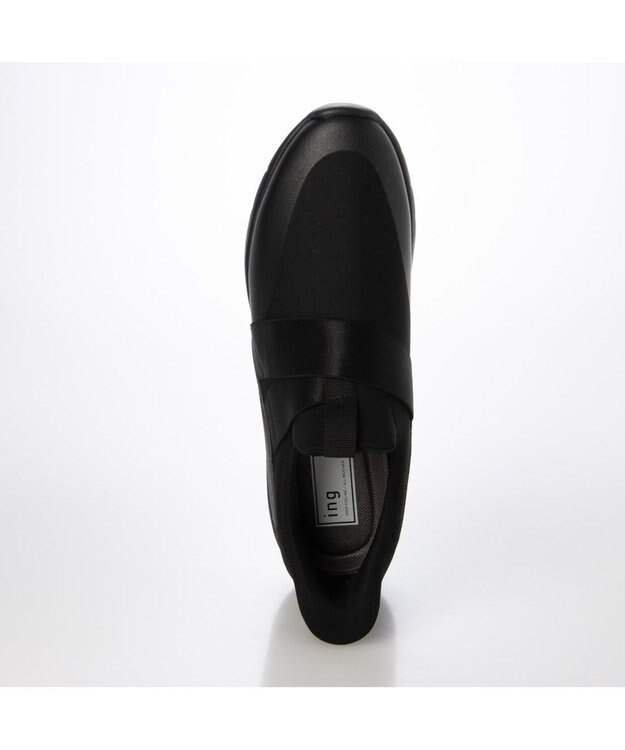 ing <ing>ハンズフリースニーカー ブラック