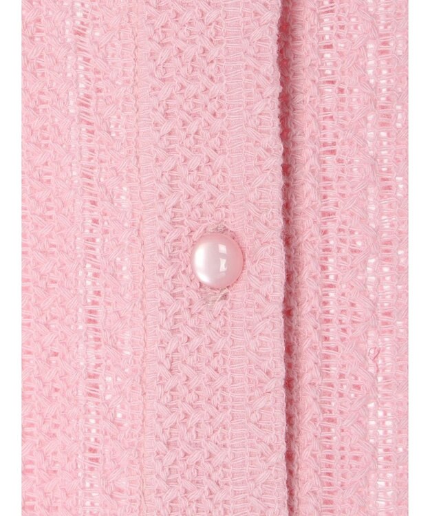 earth music&ecology コンパクトレースカーディガン White