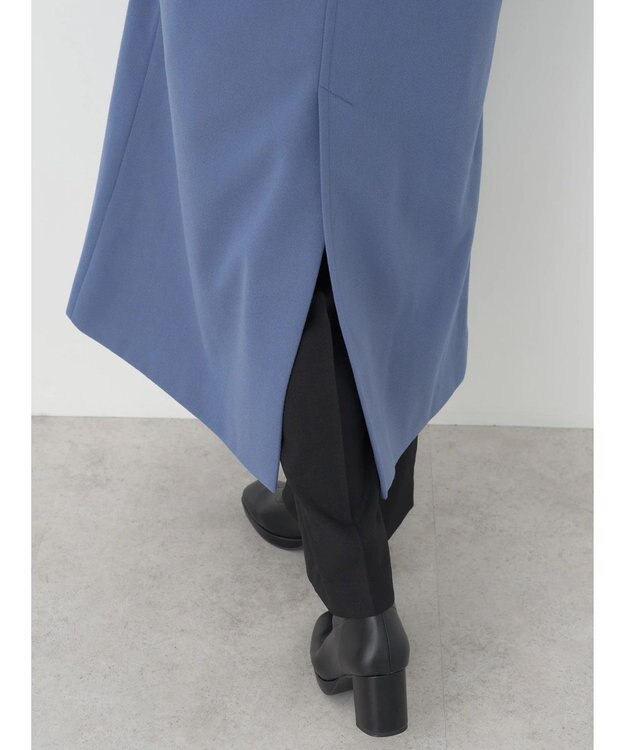 earth music&ecology チェスターコート（無地） Blue