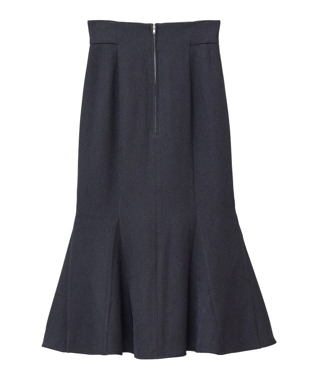 earth music&ecology フロントジップマーメイドスカート Black