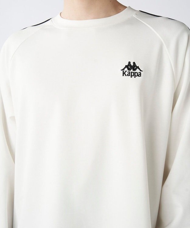 OP／FILA 【Kappa】バンダ ラグランロングスリーブTシャツ ホワイト