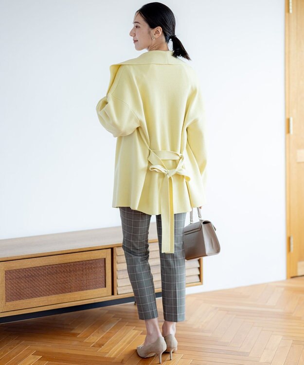 組曲 【軽羽織】ショールカラー カーディガン イエロー系