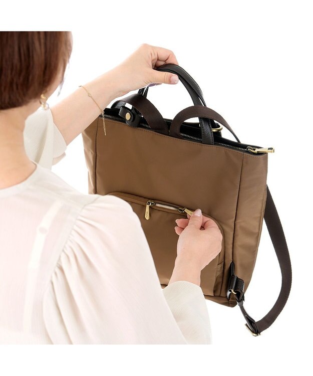 IBIZA ディアリオ　ナイロン　リュック オーク