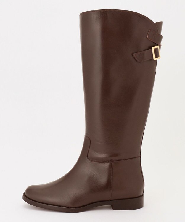 23区 ジョッキーロング ブーツ(Ｌサイズ) ダークブラウン系