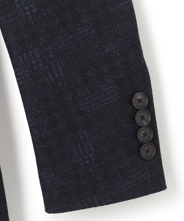 JOSEPH HOMME パッチジャガードジャージー　チェスターコート ネイビー系3