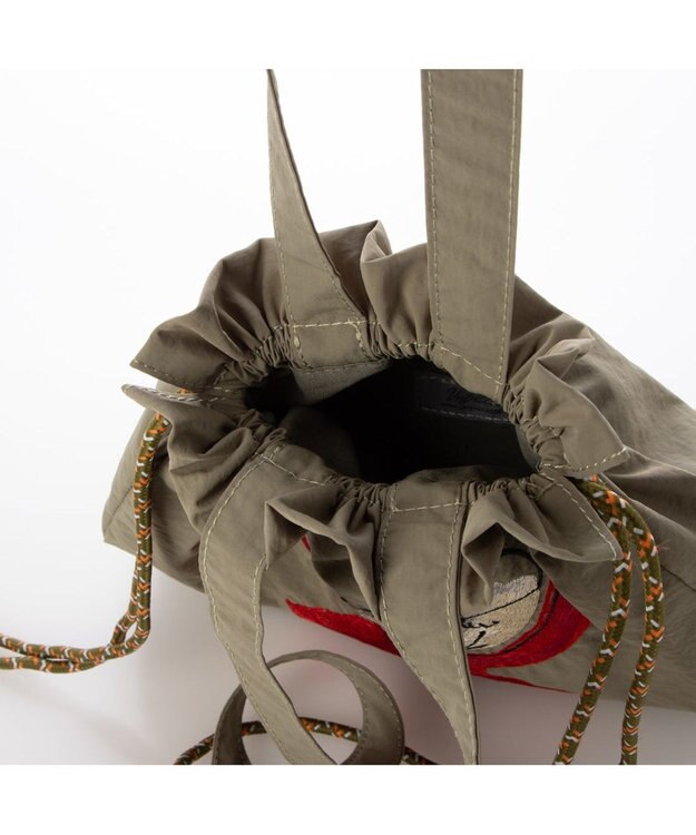 UNBILLION カシュカシュ cachecache / naabコラボ刺繍キャットトート GY