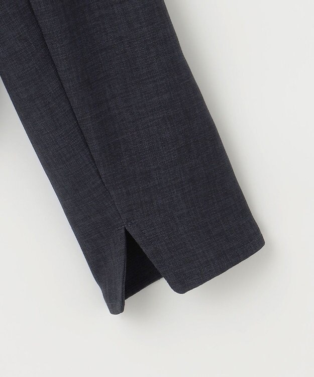 Feroux 【洗える】パールボタンジャケット×スカート セットアップ ネイビー系