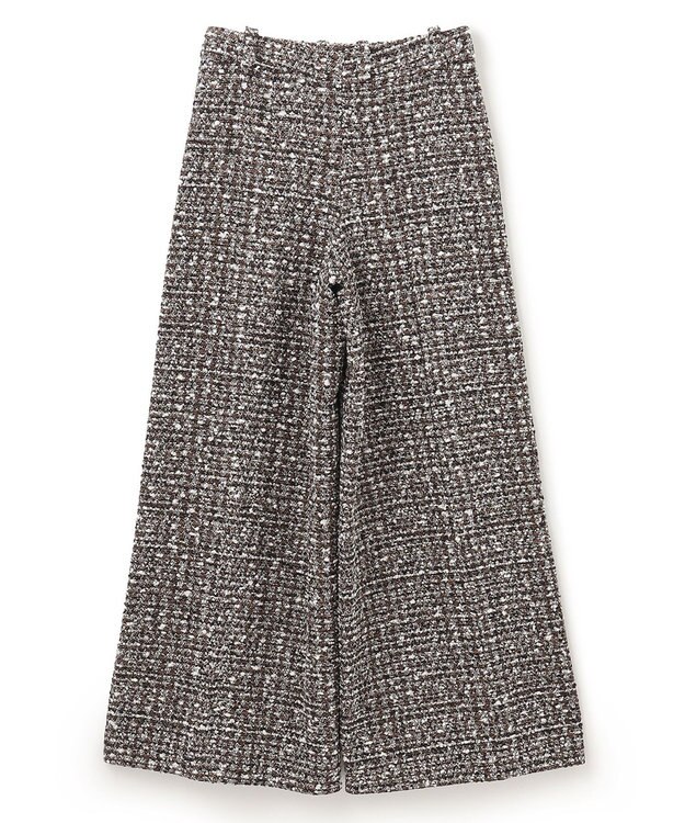 JOSEPH ウールツイード　ワイドトラウザーズ Black combo