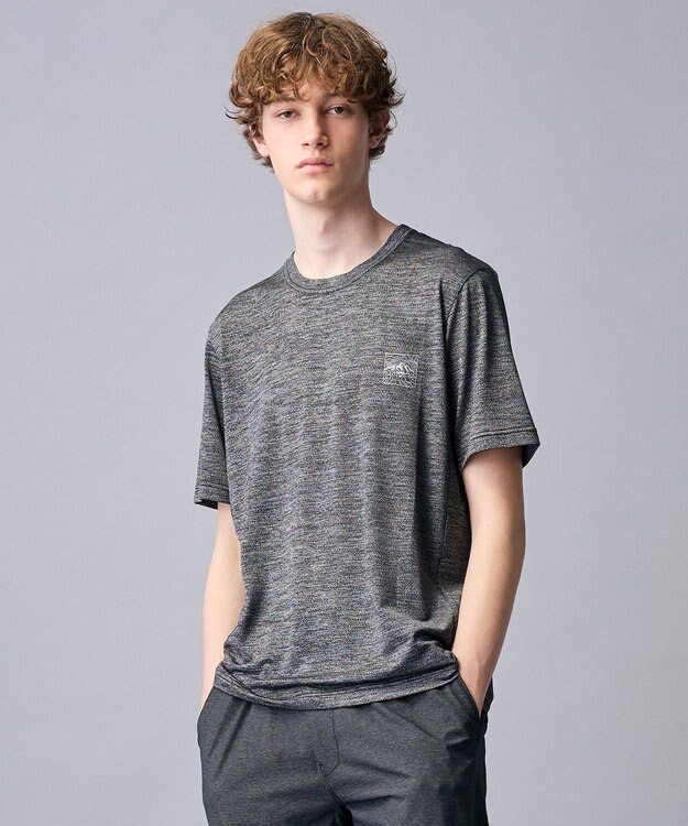 JOSEPH ABBOUD MOUNTAIN 【ゆったり】ドライクールスキンアウトドア Tシャツ グレー系