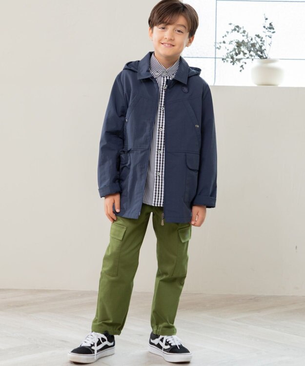 J.PRESS KIDS 【110-130cm】コットンツイル カーゴパンツ カーキ系