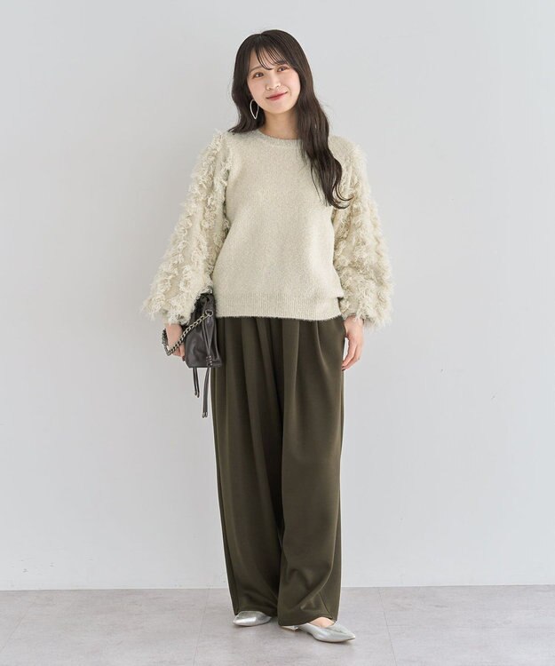 Green Parks ・ＥＬＥＮＣＡＲＥ　ＤＵＥ　コクーンイージーパンツ Khaki