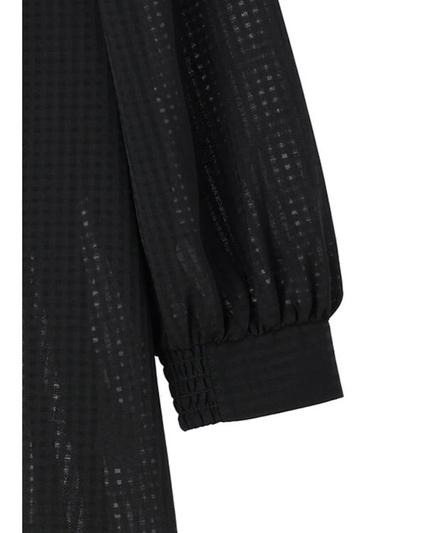 earth music&ecology Ｃｈｅｃｋドビーブラウス Black