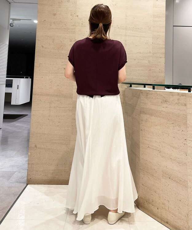 UNFILO L 【新色追加！/UVケア/接触冷感/抗菌防臭】スゴ機能 コンパクトニットＴ バーガンディ系