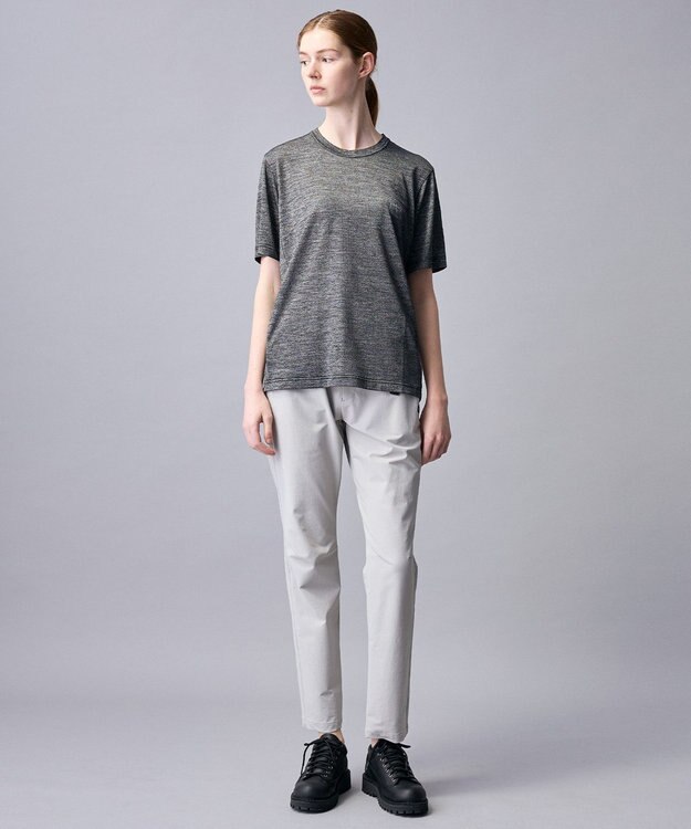 JOSEPH ABBOUD MOUNTAIN 【ゆったり】ドライクールスキンアウトドア Tシャツ グレー系