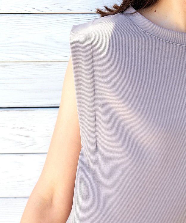 Tiaclasse 【洗える】カットツイルセットアップ（2点セット） ベージュ