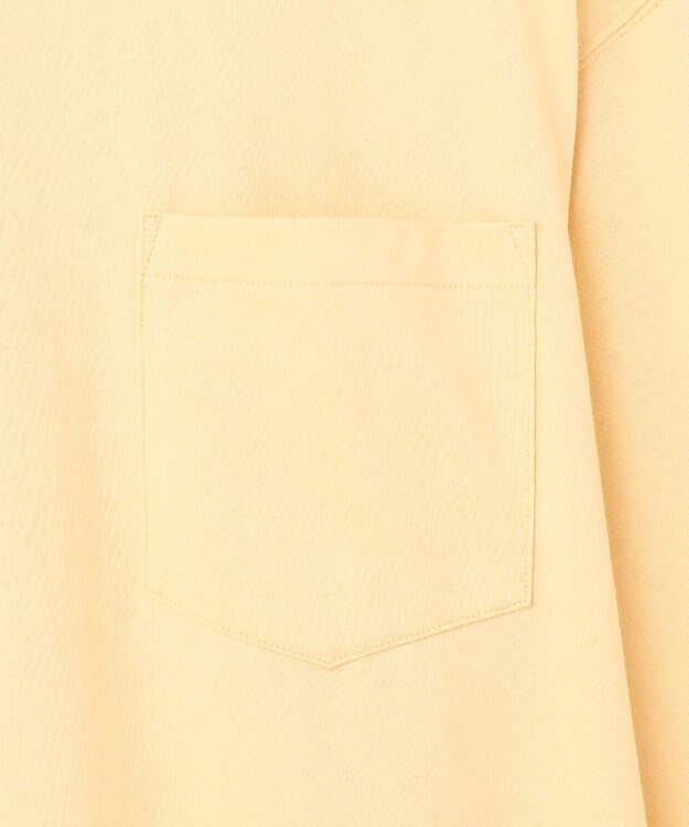 J.PRESS YORK STREET 【UNISEX】ポケット付き ロングスリーブTシャツ ライトイエロー系
