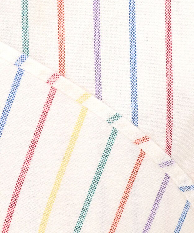 J.PRESS MEN コットンオックス マルチストライプ シャツ / ボタンダウン ホワイト系1