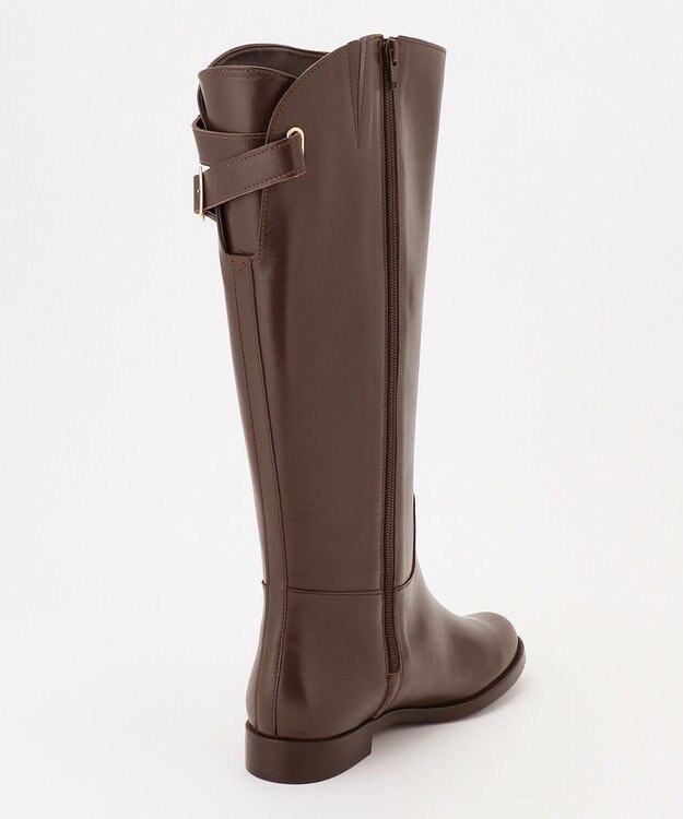 23区 ジョッキーロング ブーツ(Ｌサイズ) ダークブラウン系