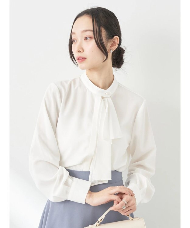 earth music&ecology ２ｗａｙタイブラウス Off White