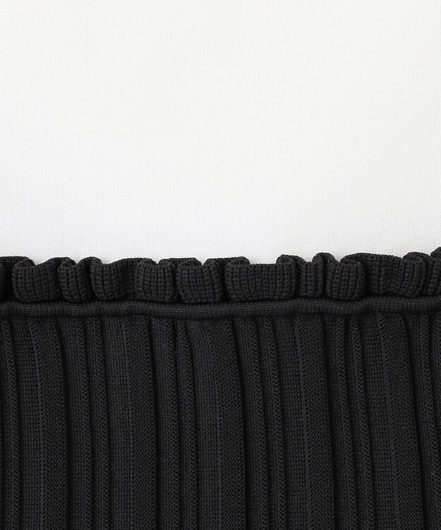 TOCCA FLOWER PATH ニットトップス ブラック系