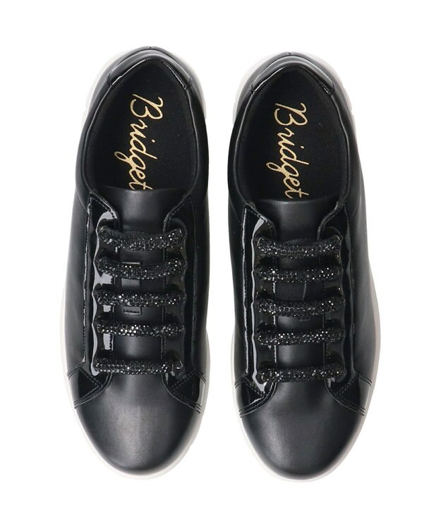 Bridget Birkin 【Bridget Birkin】ラメストーンスニーカー ブラック