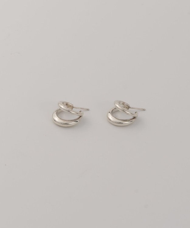 yoaa シルバー925 ダブル ピアス シルバー925