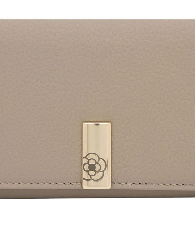 CLATHAS エクセ かぶせ長財布 ベージュ