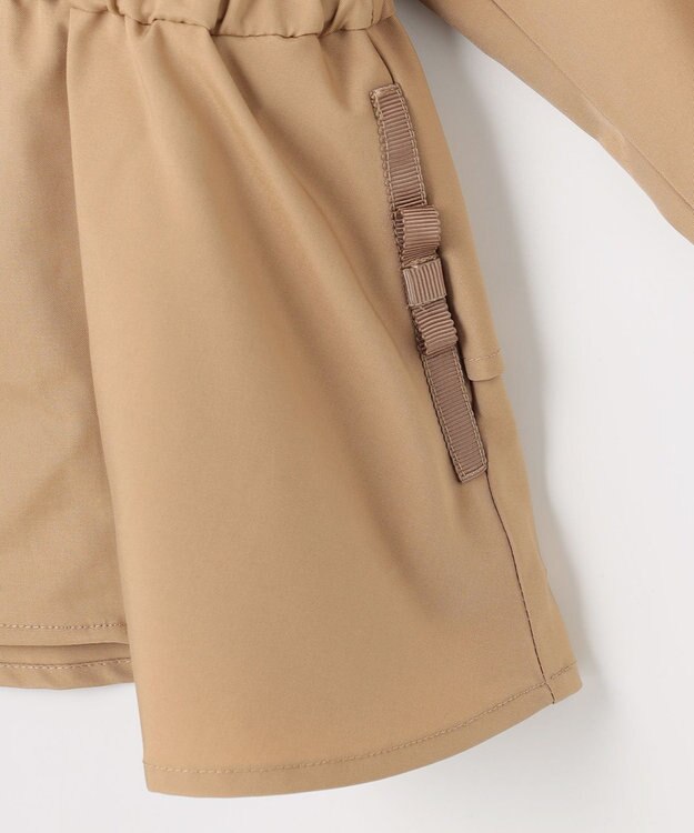 組曲 KIDS 【110-140㎝】フリルマウンパ ベージュ