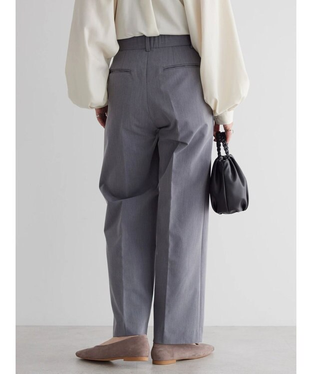 AMERICAN HOLIC 美・美・美あったかタックワイドパンツ Gray Mixture