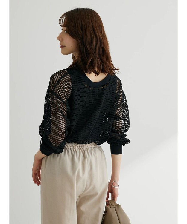 Green Parks ■ＥＳＣＡＲ　２ｗａｙメッシュプルオーバー Black