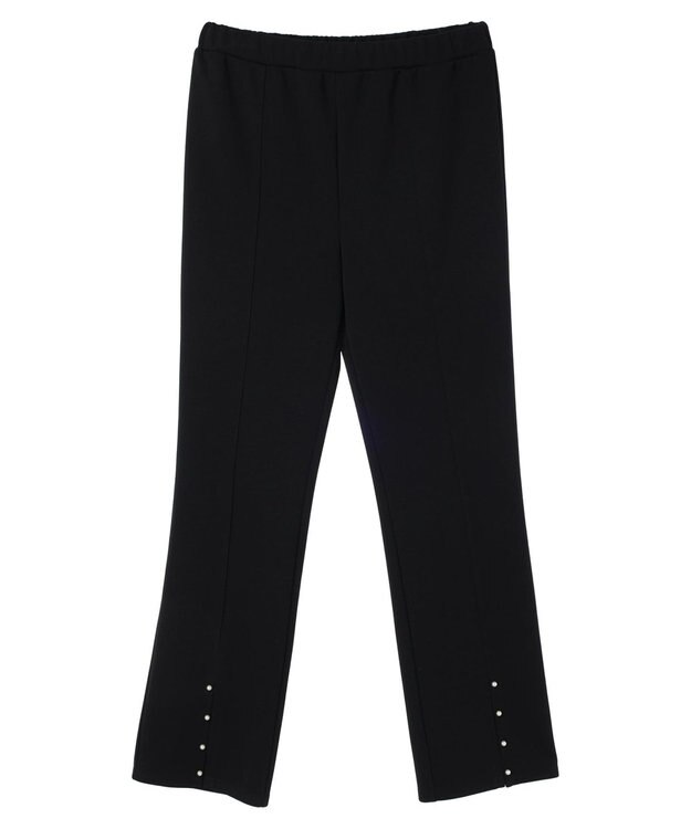 earth music&ecology パールスリットパンツ Black