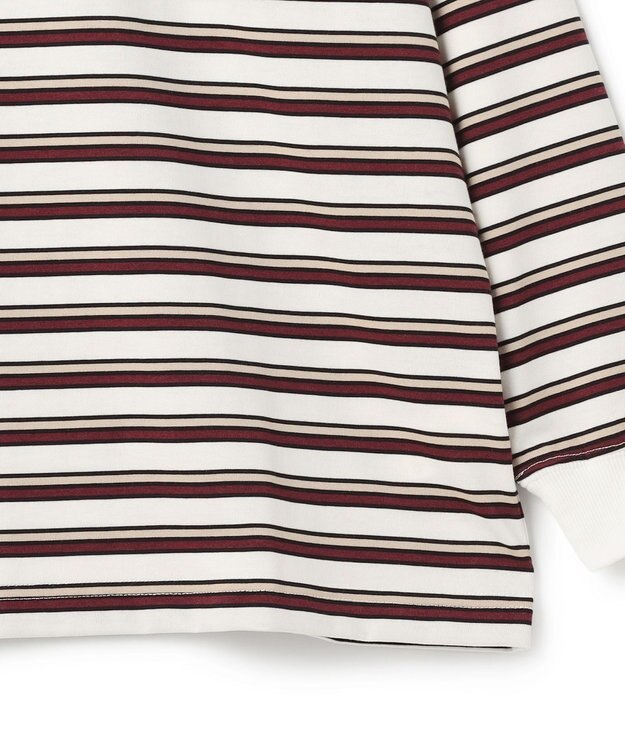 J.PRESS YORK STREET 【WOMEN】ポケットボーダーロングスリーブ Tシャツ ホワイト系2