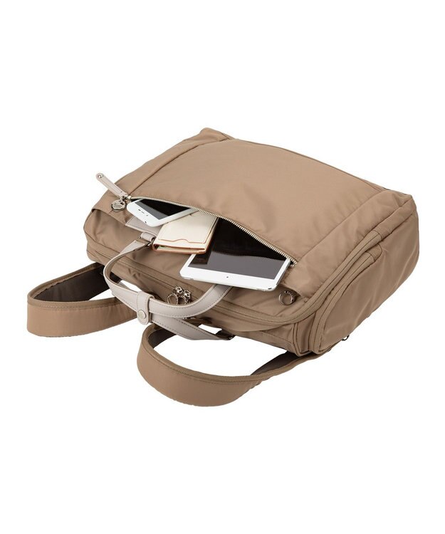 ACE BAGS & LUGGAGE kanana project PJ3-e リュックサック 横 B4 15.6インチPC収納 68823 カナナ ベージュ