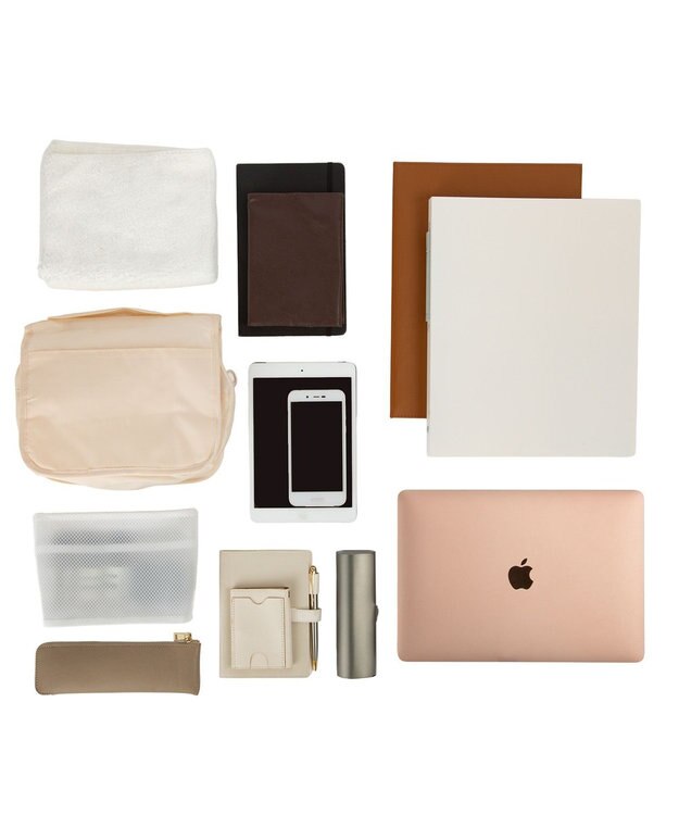 ACE BAGS & LUGGAGE kanana project PJ3-e リュックサック 横 B4 15.6インチPC収納 68823 カナナ ベージュ