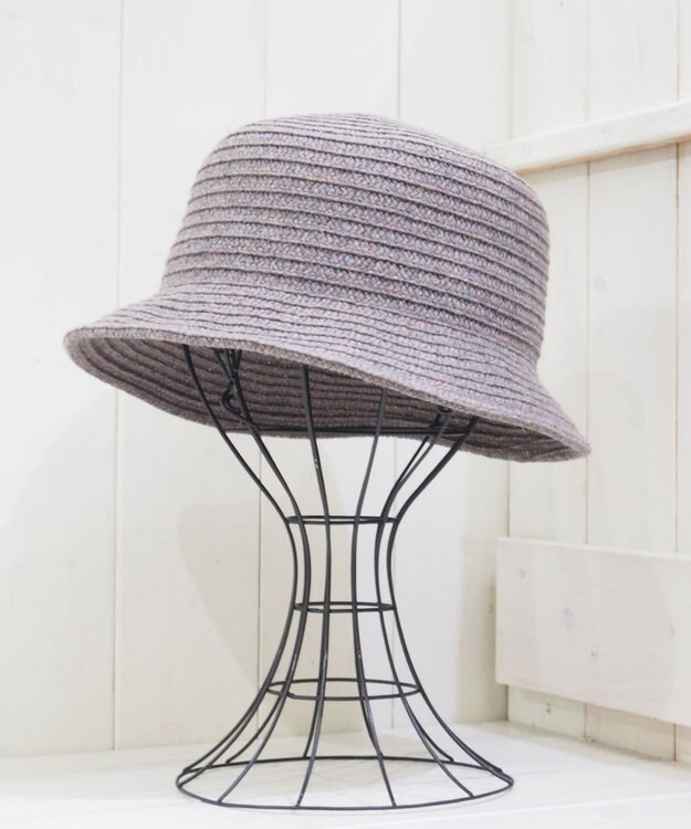 石田製帽 エコリウール　バケットハット チャコールグレー