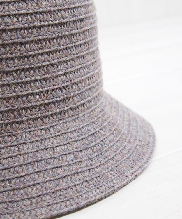 石田製帽 エコリウール　バケットハット チャコールグレー