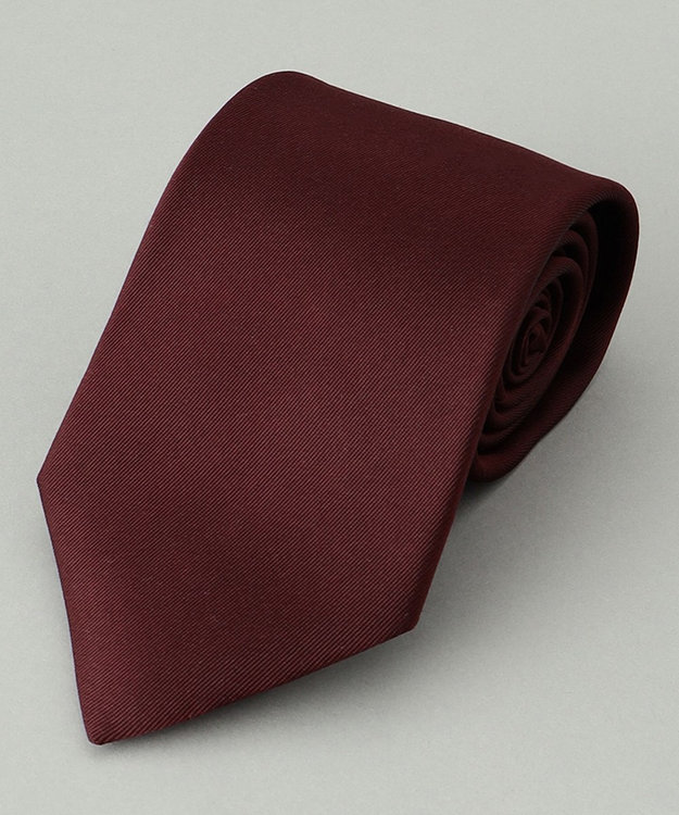 GOTAIRIKU 【日本製】西陣ネクタイ＿無地 ワイン系