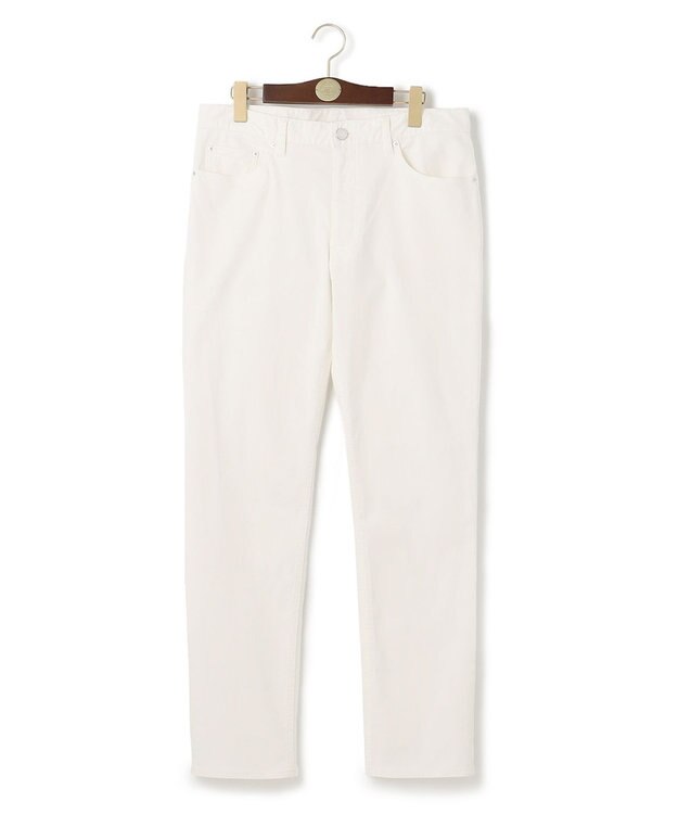 J.PRESS MEN ピケストレッチ スローンデニムス ホワイト系