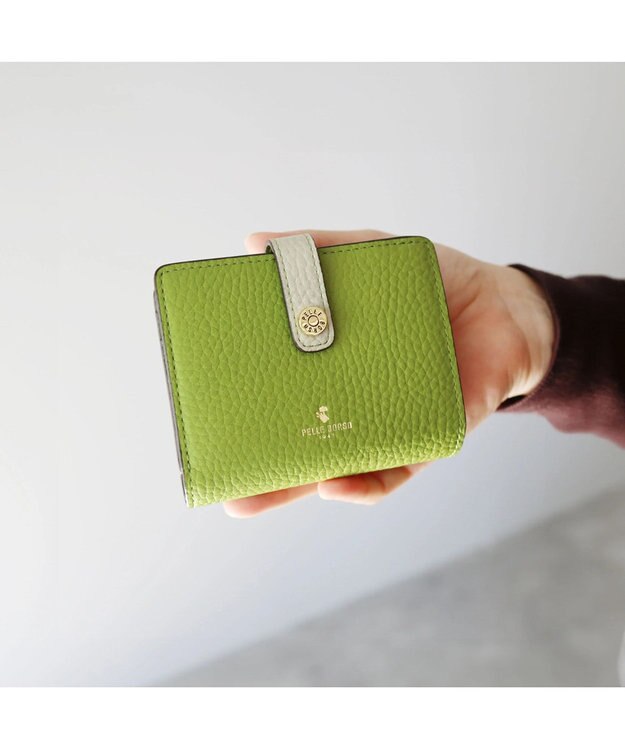 PELLE BORSA 二つ折り財布 Reinette Goods レネットグッズ 4761 グリーン