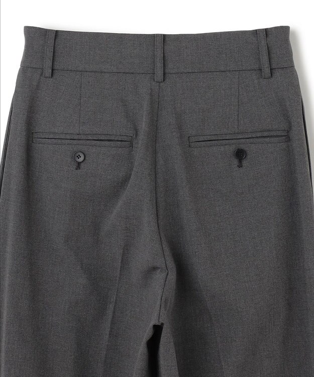 uncrave TRツイル ベーシックトラウザー チャコール