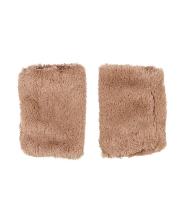 UNBILLION カシュネ cache nez / フェイクファーグローブ ダークベージュ