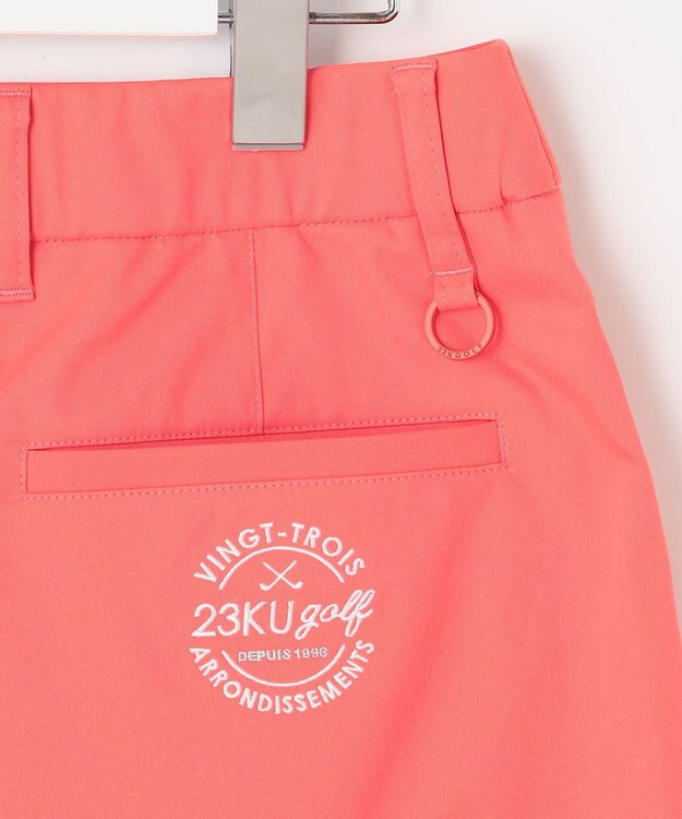 23区GOLF 【WOMEN】【ストレッチ性】チノヘムレイヤースカート 普段のコーデに華やかさをプラス ピンク系