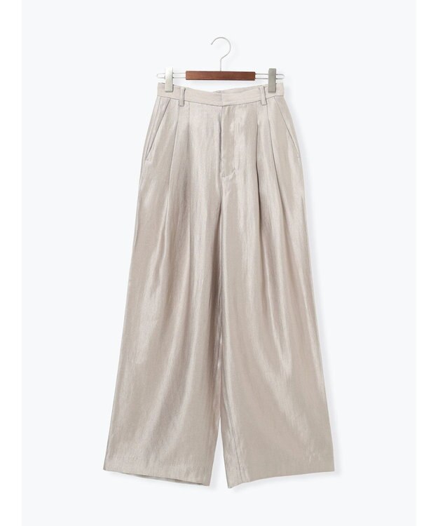 Te chichi シャイニーワイドパンツ(セットアップ可) モカ