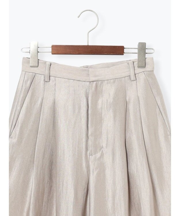 Te chichi シャイニーワイドパンツ(セットアップ可) モカ