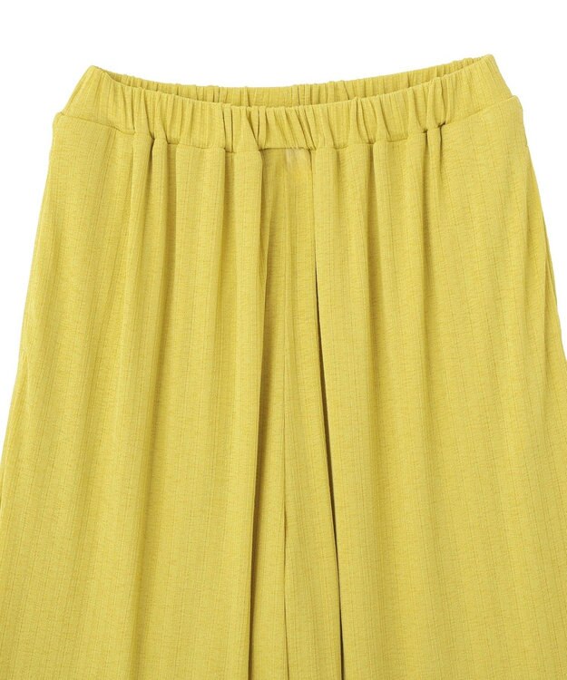 Green Parks シアーカットワイドパンツ Yellow