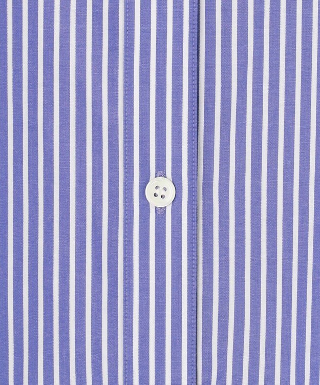 23区 L 【洗える】CANCLINI ティアードフリル ブラウス ブルーストライプ