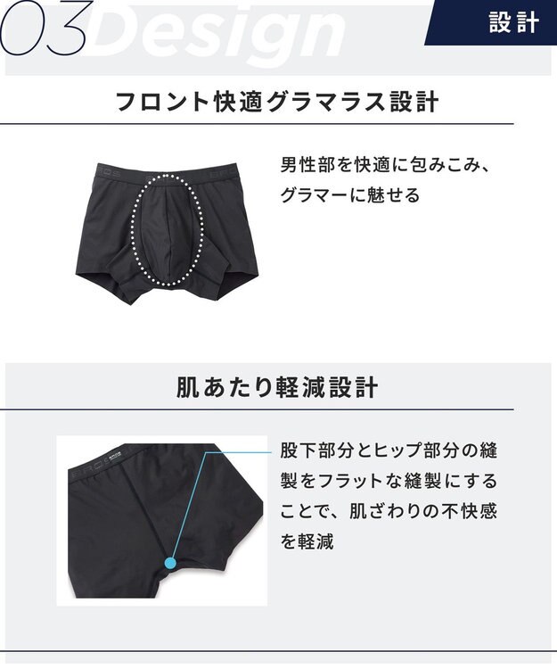 WACOAL MEN 【キモチイイパンツ】 ボクサーパンツ 動きにフィット フロント快適グラマラス 吸汗速乾 上質なフィット感 肌あたり軽減設計 前閉じ 下着 メンズ GT3370 /ブロス バイ ワコールメン ブラック