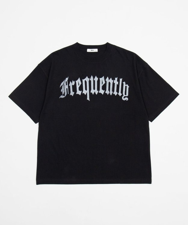 WEGO 【ユニセックス着用ITEM】アンサンブルグラフィックT（SS） ブラック中濃色